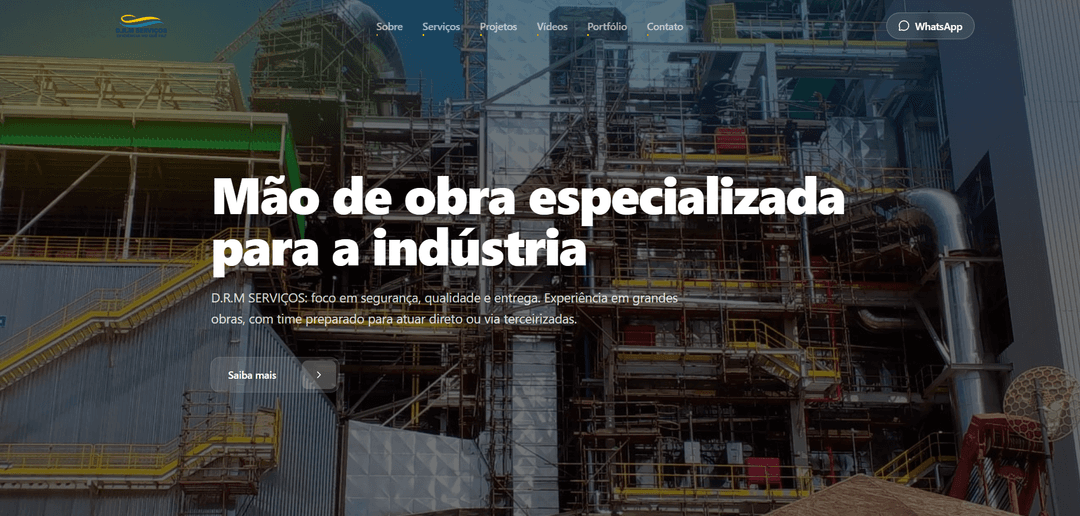 DRM SERVIÇOS - Site institucional